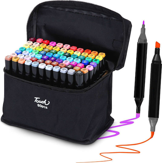 Extralink Μαρκαδόροι 80 Colors Σετ 80 χρώματα