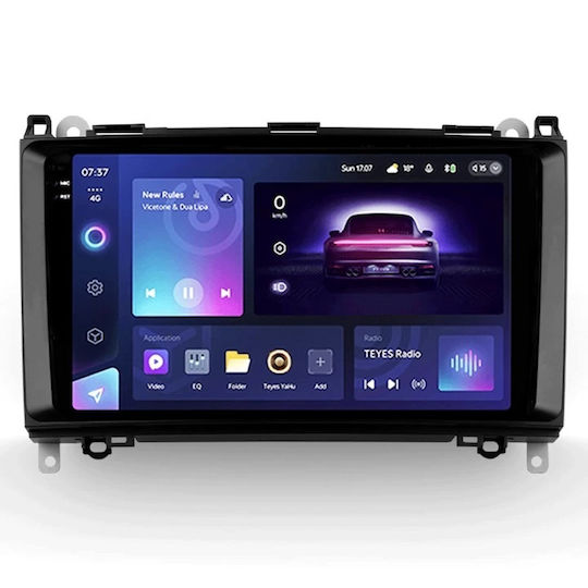 Teyes Sistem Audio Auto 2DIN (Bluetooth/USB/WiFi/GPS/Apple-Carplay/Android-Auto) cu Ecran Tactil 9.5"