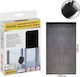 Bossram Mosquito Net Window with Velcro Fixed Black 150x300cm