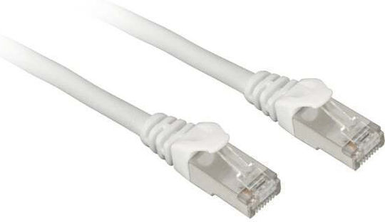 Sharkoon S/FTP Cat.7a Кабел за Ethernet мрежа 7.5м Бял 1бр
