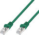 Extralink S/FTP Cat.7 (10Gbps) Καλώδιο Δικτύου Ethernet 1m Πράσινο 7τμχ