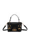Leather Women's Bag Shopper Shoulder Black