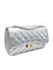 Leather Women's Bag Shoulder Silver