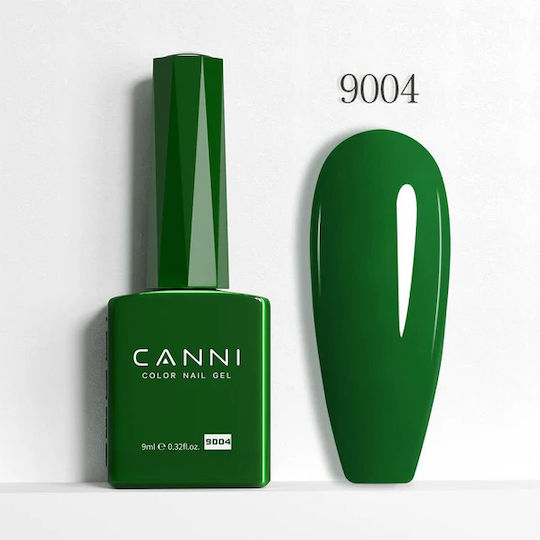 Canni Color Halb-permanenter Nagellack Emerald Green 9ml 1Stück