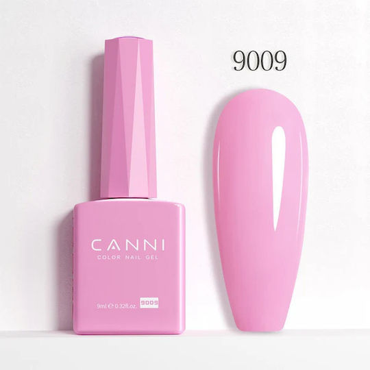 Canni Color Semi-Permanent Nail Polish Taffy Pink 9ml 1pcs