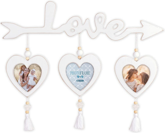 ZEP Wooden Photo Frame with White Frame