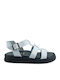 Women's Flat Sandals in White Color