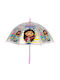 Safta Umbrelă pentru copii Baston colorată cu diametrul de 43cm.