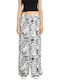 Alix Women's Fabric Trousers black/white