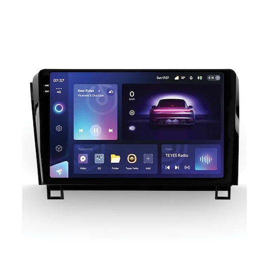 Teyes Sistem Audio Auto 2 DIN (Bluetooth/USB/Wi-Fi/GPS/Apple CarPlay/Android Auto) cu Ecran Tactil 10.36"