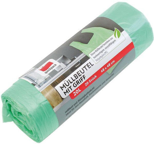 Trash Bags Capacity 20lt 48x48cm 20pcs Green