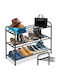 Metall Schuhschrank 66x26x53cm