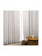 Whitegg Curtain with Pencil Pleat K0185 Gray 270x280cm