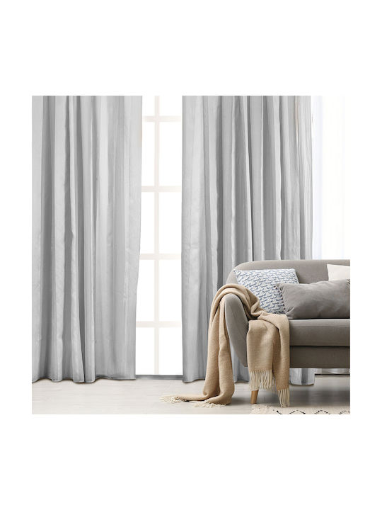 Whitegg Curtain with Pencil Pleat K0192 Gray 27...