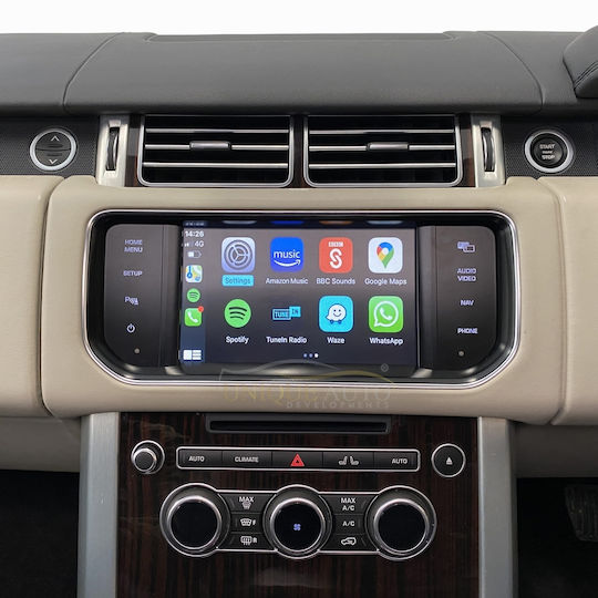 Bizzar Car Audio System for Land Rover Discovery / Discovery Sport / Range Rover / Range Rover Evoque / Range Rover Sport Jaguar F-Pace / F-Type / XE / XF / XJ (Bluetooth/USB/WiFi/GPS/Apple-Carplay/Android-Auto) with Touch Screen 8"