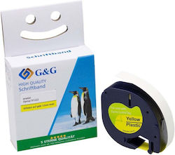 G&G Ταινία Ετικετογράφου RL-D-91222-BK/YE-12MM4M