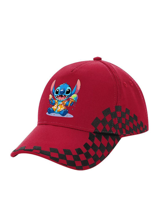 Stitch Eiskrem Erwachsenen Hut Ultimatives Rot ...