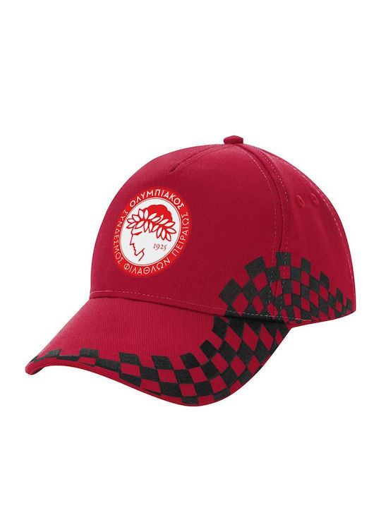 Olympiacos Adult Cap Ultimate Red Black Racing ...