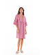 DOT Feminin Caftan de Plajă Dusty Pink