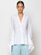 Women's Long Sleeve Shirt White