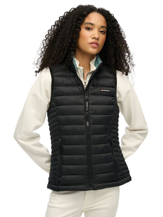Women's Puffer Jacket for Winter Black