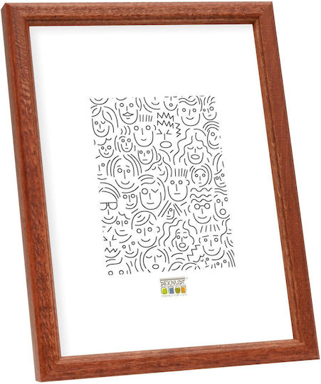 Deknudt Wooden Photo Frame with Brown Frame S236H3 15.0x20.0