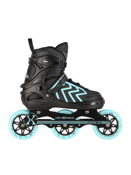 Nils Inline Αυξομειούμενα Rollers Μαύρα Ενηλίκων