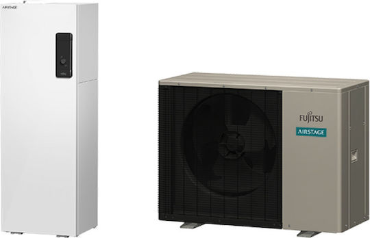 Fujitsu Wärmepumpe 5kW Einphasig 55°C Monoblock