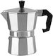 Ertone Electric Stovetop Espresso Pot 6 Cups Argintiu
