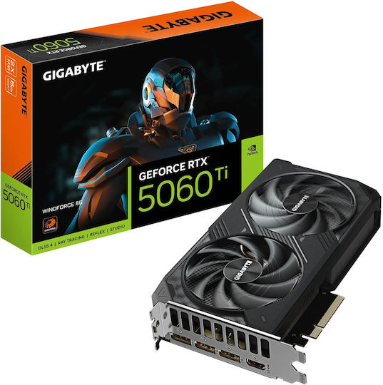 Gigabyte GeForce RTX 5060 Ti 8GB GDDR7 Windforce Graphics Card