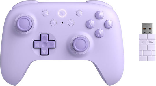 8Bitdo Ultimate 2C Ασύρματο Gamepad για PC Μωβ