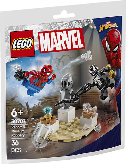 LEGO Marvel Venom's Museum Robbery for Ages 6+ 36 Pieces