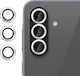 Kalebol Camera Protection Tempered Glass Silver for the Samsung Galaxy A56 5G