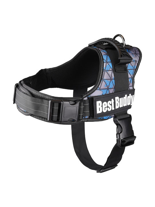 Flamingo Harness Best Buddy Pluto Blue Xl 80-100cm