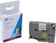 G&G Label Maker Tape RL-B-T231P-BK/WT 12mm 8m Compatible with Dymo Rhino/IND