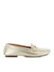 Leather Women's Moccasins in Blue Color