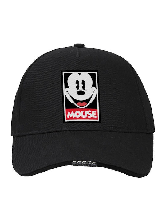Mickey Mouse Work & Activity Hat with LED Light Ideal for Night & Low Light 100% Cotton Adult Unisex