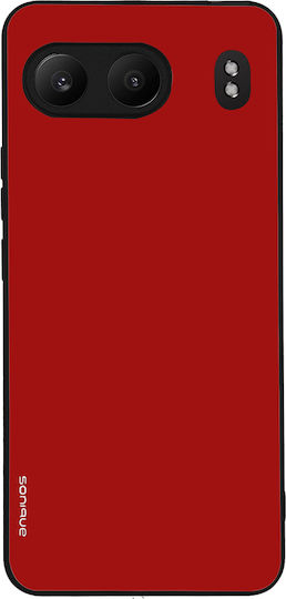 Sonique Colorbloc Umschlag Rückseite Silikon Rot (OnePlus Nord 4)