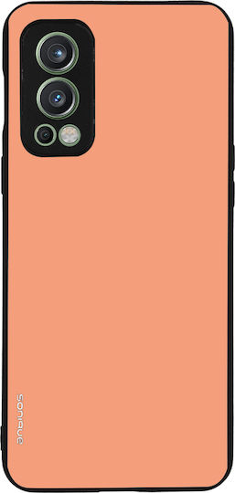 Sonique Colorbloc Back Cover Silicone Coral (OnePlus Nord 2)
