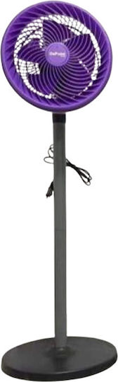 Ventilator Pe Piedestal 70W Diametru Ventilator 25cm Violet