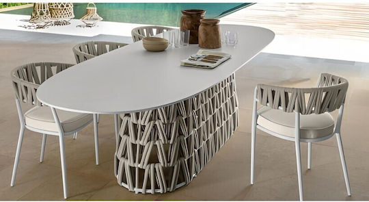 Outdoor-Stuhl Aluminium Alipa 01 Beige 59x58x80εκ.