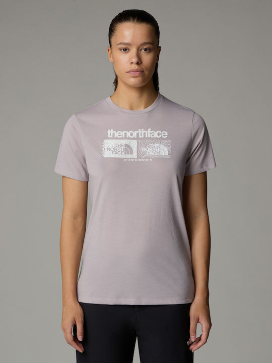 The North Face Γυναικείο T-shirt Moonstone Grey