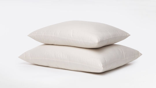 Valeria Home Μαξιλάρι Ύπνου Μάλλινο 65x65cm 2τμχ