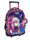 Must Team School Trolley Bag Elementary With Water Bottle Holder Multicolour 30lt 34 x 20 x 44cm