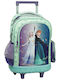 Gim Frozen School Trolley Bag Elementary Multicolour With Water Bottle Holder 27 Litre 2021