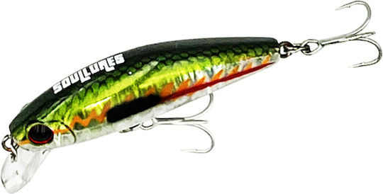 Soul Lures Minnow 50s Artificial Bait No1 5cm/6g #1 Black Shiner