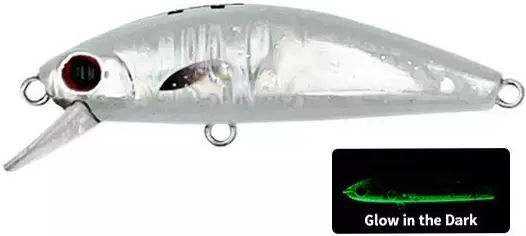 Soul Lures Minnow 50s Τεχνητό Δόλωμα Ψαράκι (Minnow) No2 Ghost Glitter