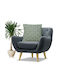 Liolios Home Perna De Canapea Clusp Din 100% Bumbac Mint 50x50cm