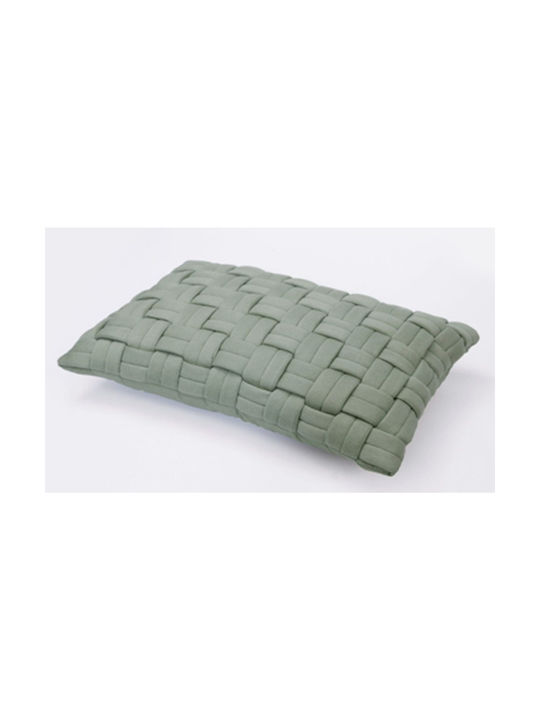 Liolios Home Sofa Cushion Clusp 100% Cotton Mint 40x60cm