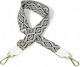 Adjustable Bag Strap Leather Details White G